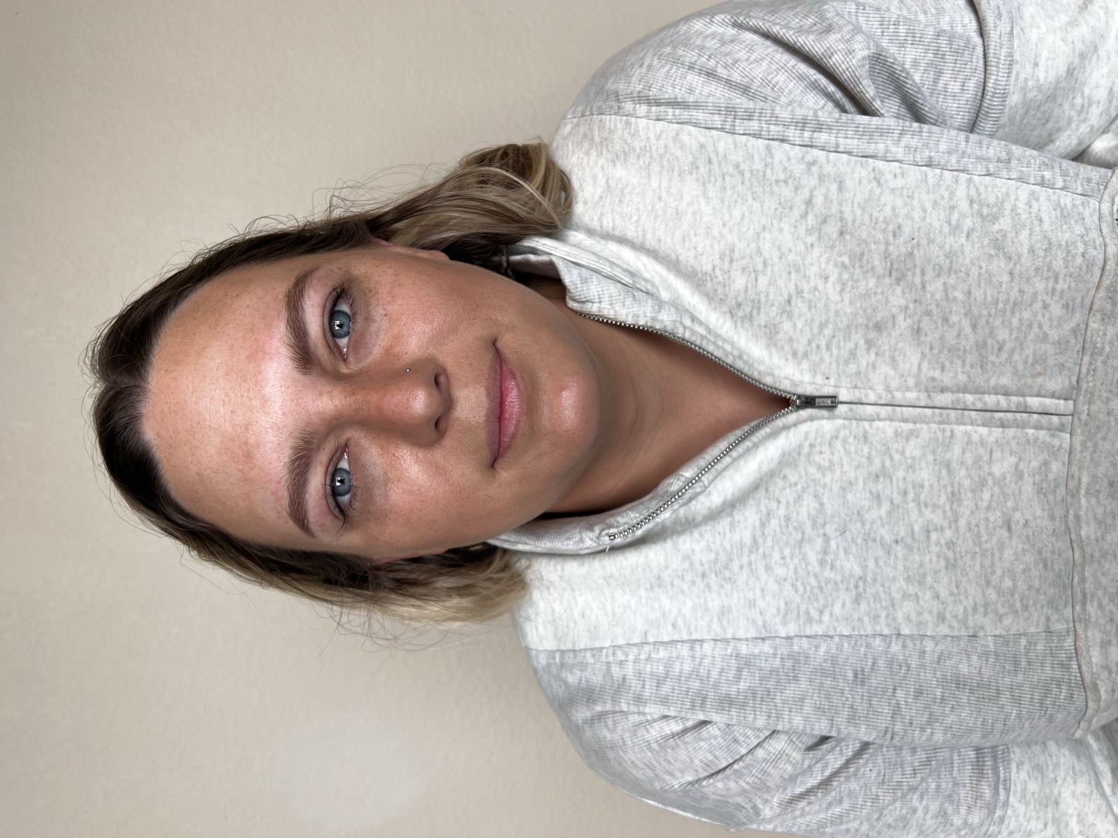 Nano brows result — healed natural finish
